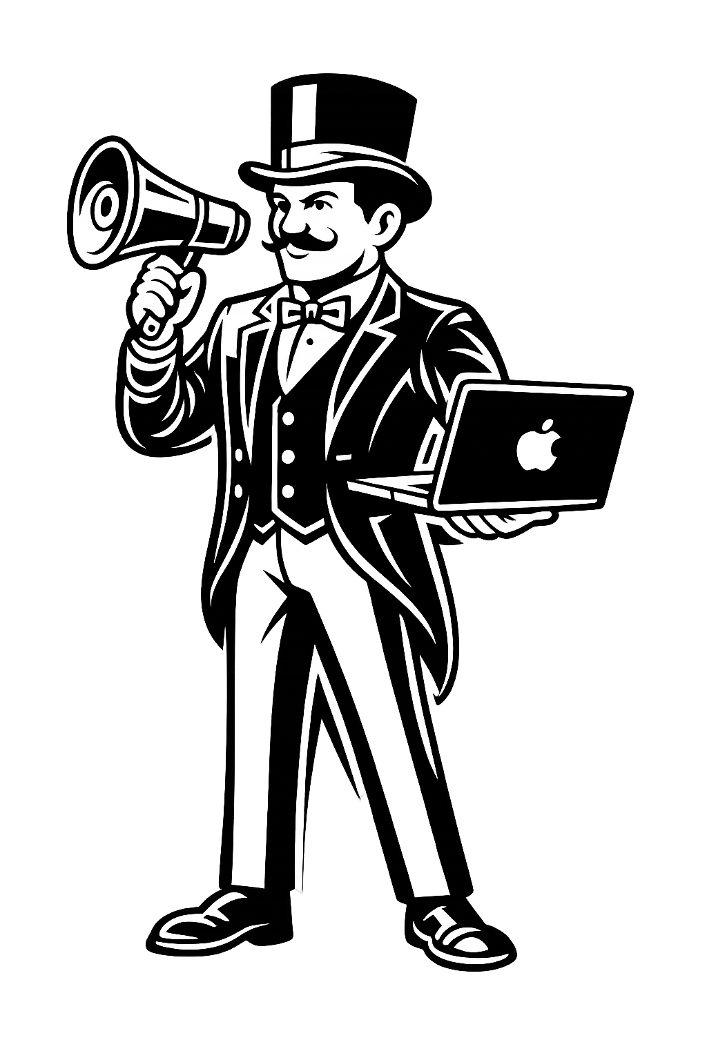 Showman Marketing mascot